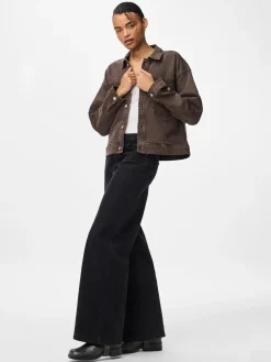 Clearance Pieces Pcelma Denim Jacket 4957420 Hot Fudge