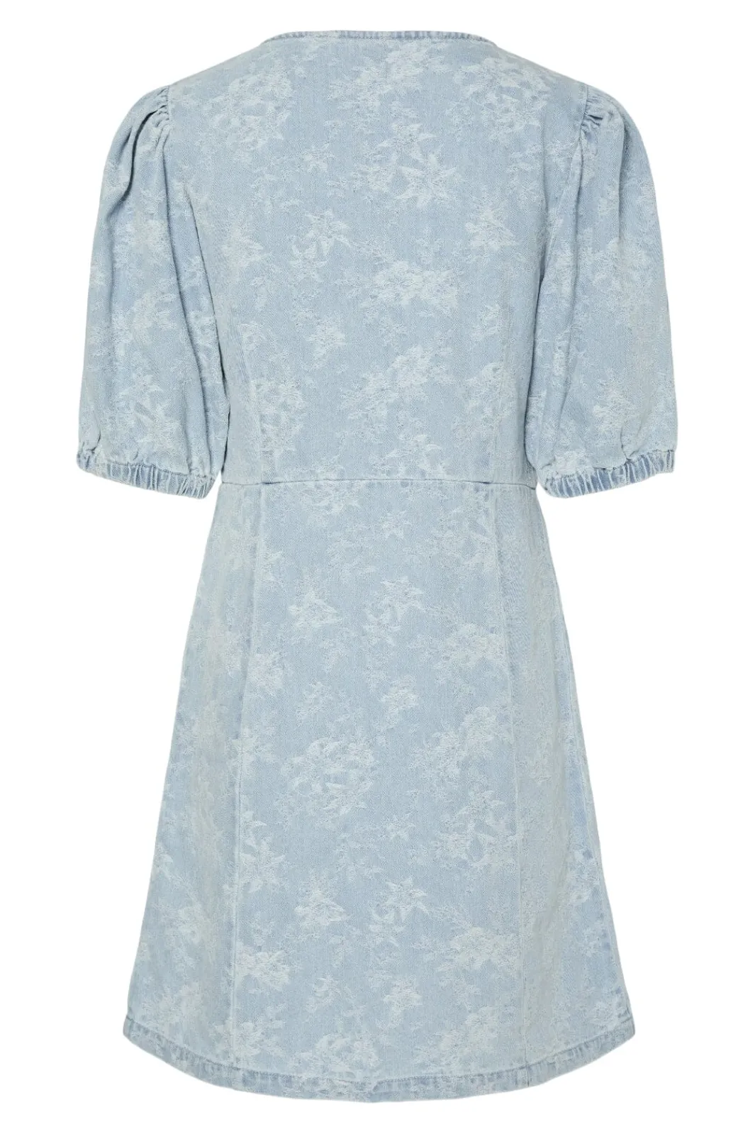 Clearance Pieces Pcfeline Ss Denim Dress 4777319 Light Blue Denim