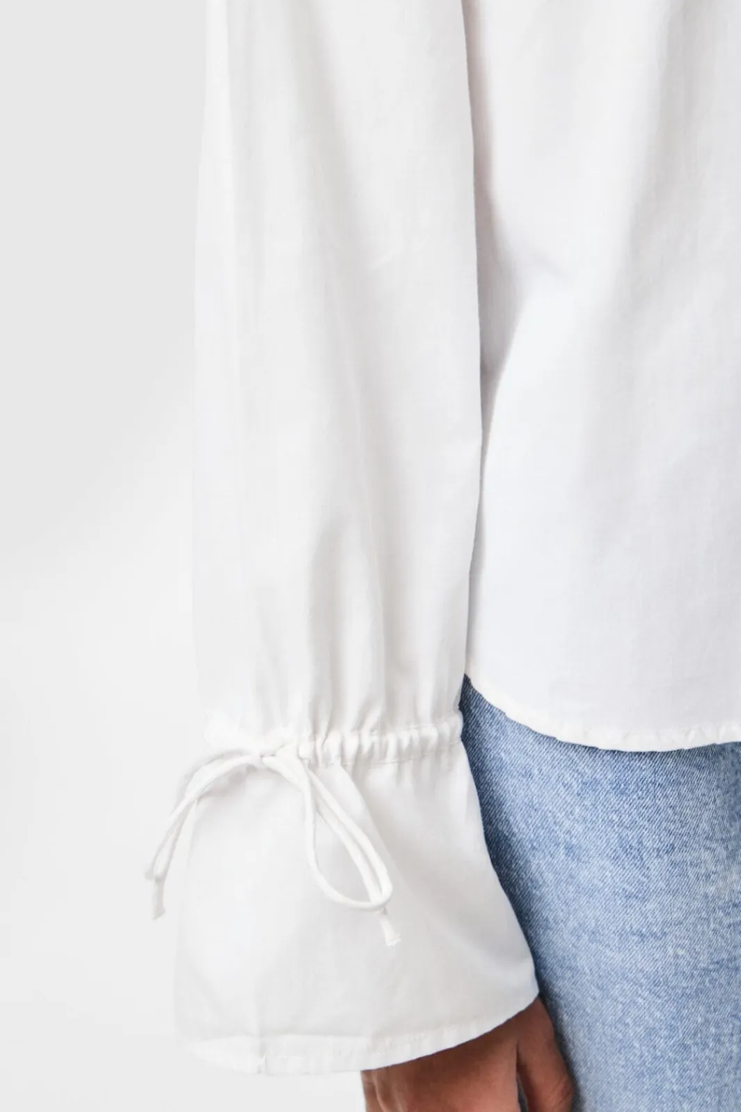 New Pieces Pcfetina Ls Collar Shirt Fsy 4868820 Bright White