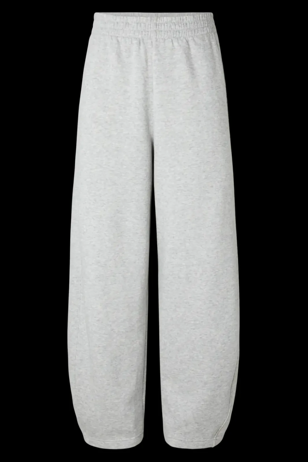 New Pieces Pcfilucca Barrel Pants 5080302 Light Grey Melange