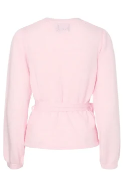 Discount Pieces Pcfleur Ls V-Neck Knit Cardigan Fsy 4860355 Pink Tulle Melange