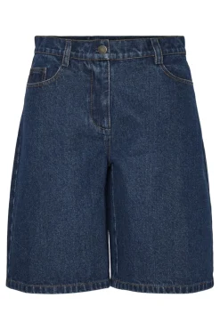 Sale Pieces Pcflora Denim Jorts Fsy 4819263 Medium Blue Denim