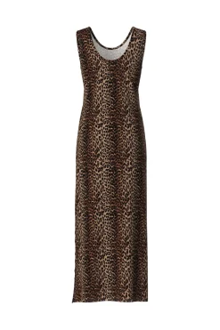 Sale Pieces Pcflora Sl Maxi Dress 4699166 Black Leo