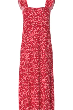 Clearance Pieces Pcflora Strap Flounce Dress 4699184 Lollipop Small Flower