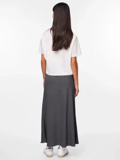 Sale Pieces Pcfranan Ankle Skirt 4460385 Magnet
