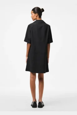 Pieces Pcfrida Ss V-Neck Dress Fsy 4860536 Black