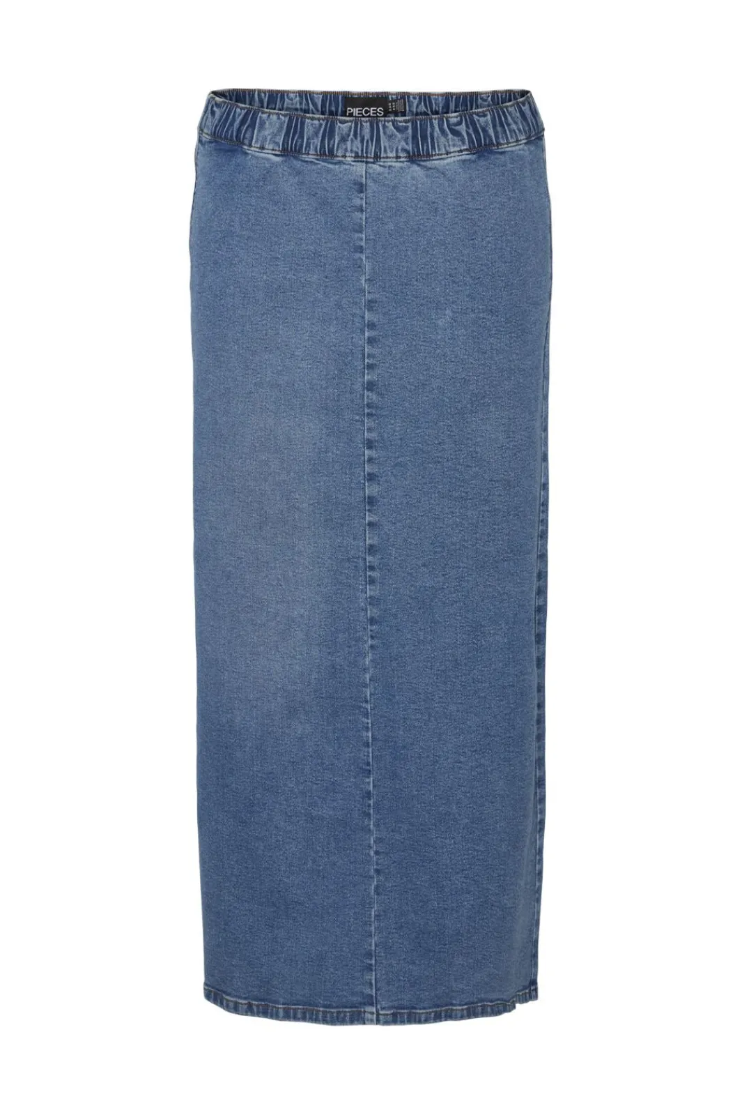 Best Pieces Pcginny Midi Denim Skirt Jit 4621897 Medium Blue Denim