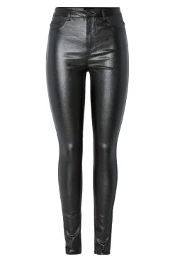 Best Pieces Pchighskin Wear Glitter Jeggings 4789721 Black Glitter