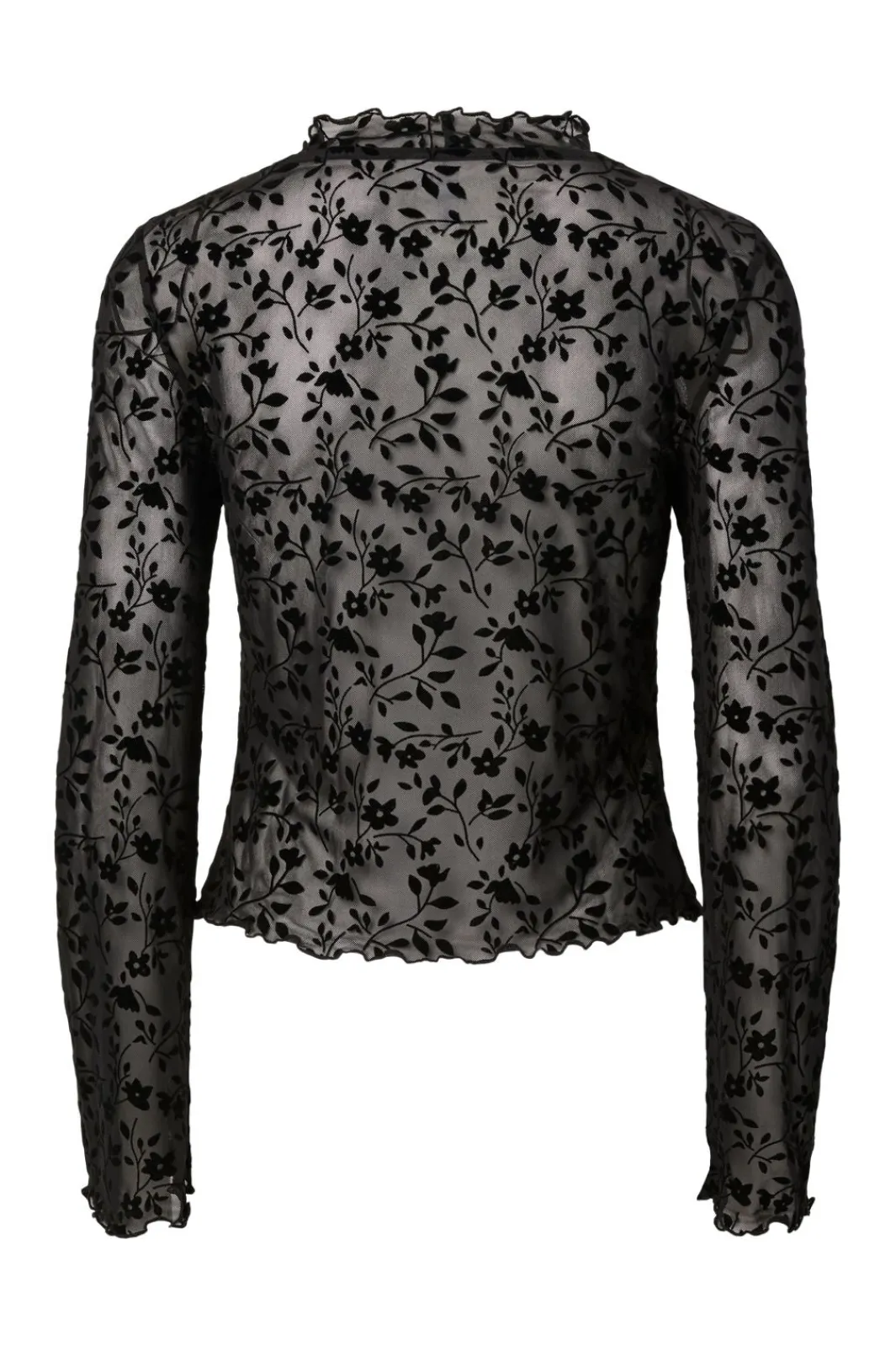 Discount Pieces Pcislie Ls Tie Top Jsr Fsy Pp 5052368 Black Flower