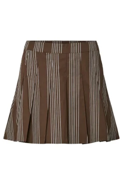 Best Pieces Pcjamie Pleated Skirt Pp 4937560 Delicioso White