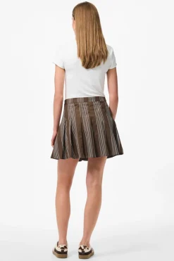 Best Pieces Pcjamie Pleated Skirt Pp 4937560 Delicioso White