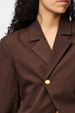 Online Pieces Pcjammi Ls Oversized Blazer Pp 4936572 Delicioso