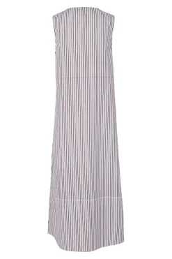 New Pieces Pcjenna Sl Midi Rev. Tie Dress 4945041 Pink Tulle Delicioso And Bright White