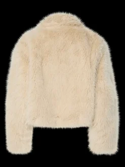 Clearance Pieces Pcjilla Short Fluffy Jacket 4803752 Birch