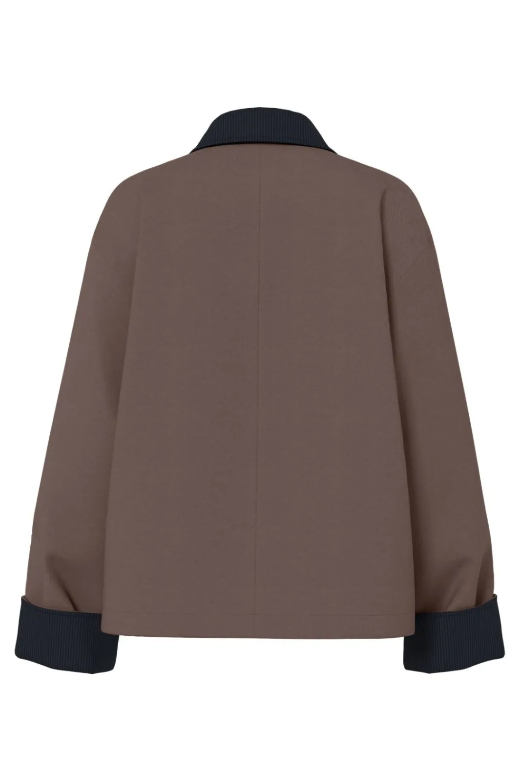Best Pieces Pcjorma Short Light Jacket 4927144 Coffee Quartz Black