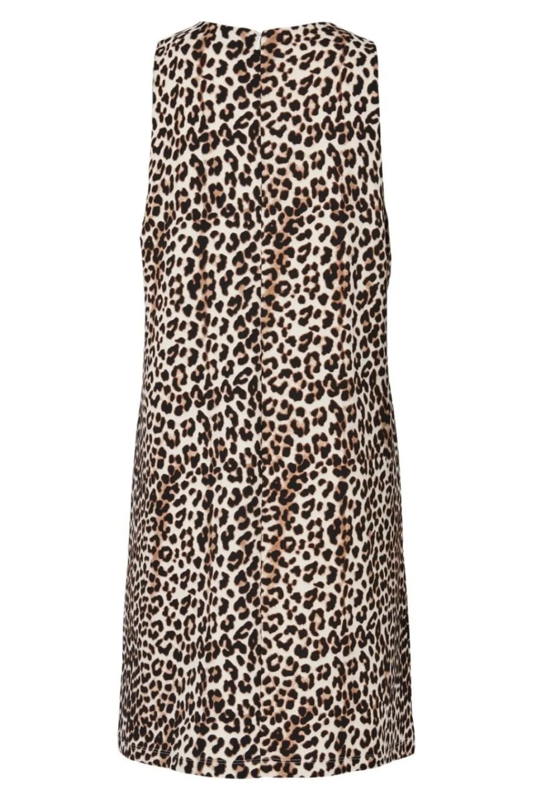 Online Pieces Pcjosella Sl O-Neck Short Dress 4866901 Black Leo