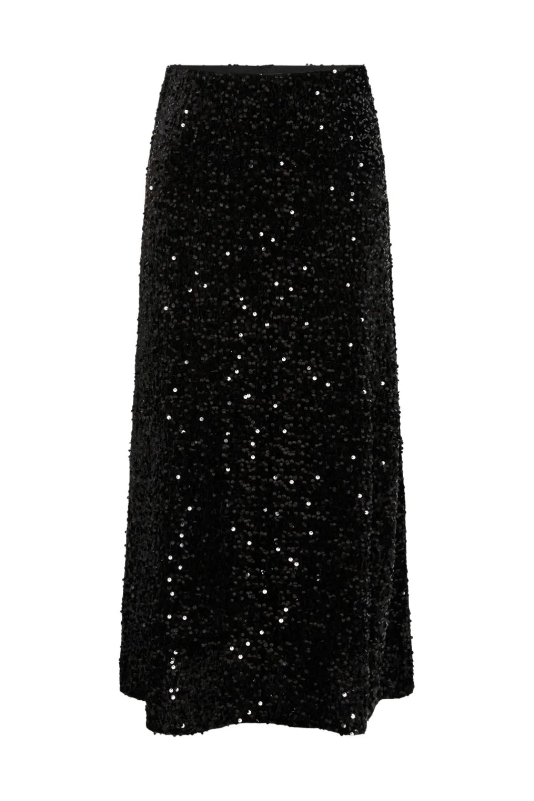 Sale Pieces Pckam Ankle Skirt 4859014 Black Black Sequins