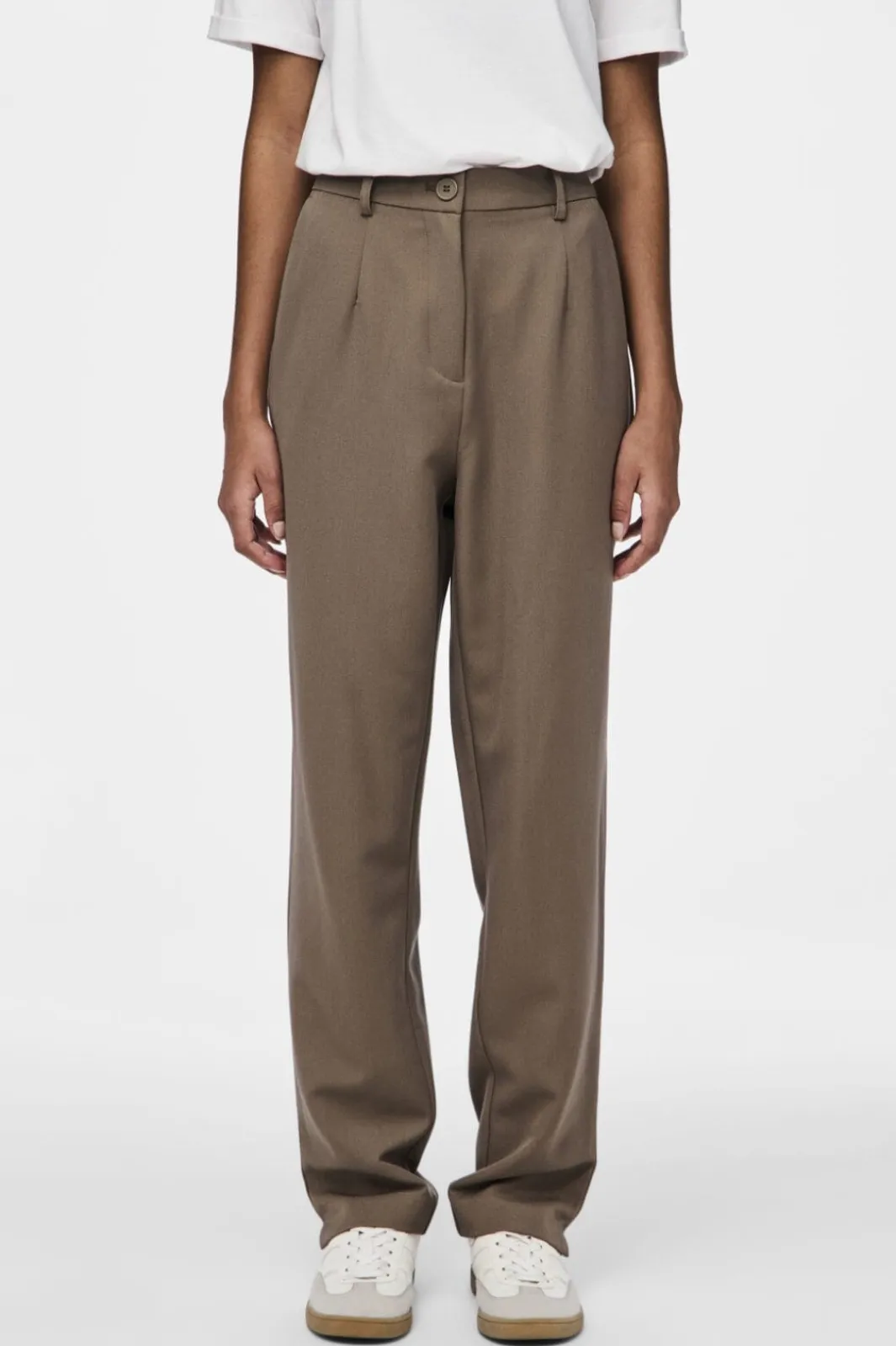 Online Pieces Pckamil Ankle Pant 4673921 Morel