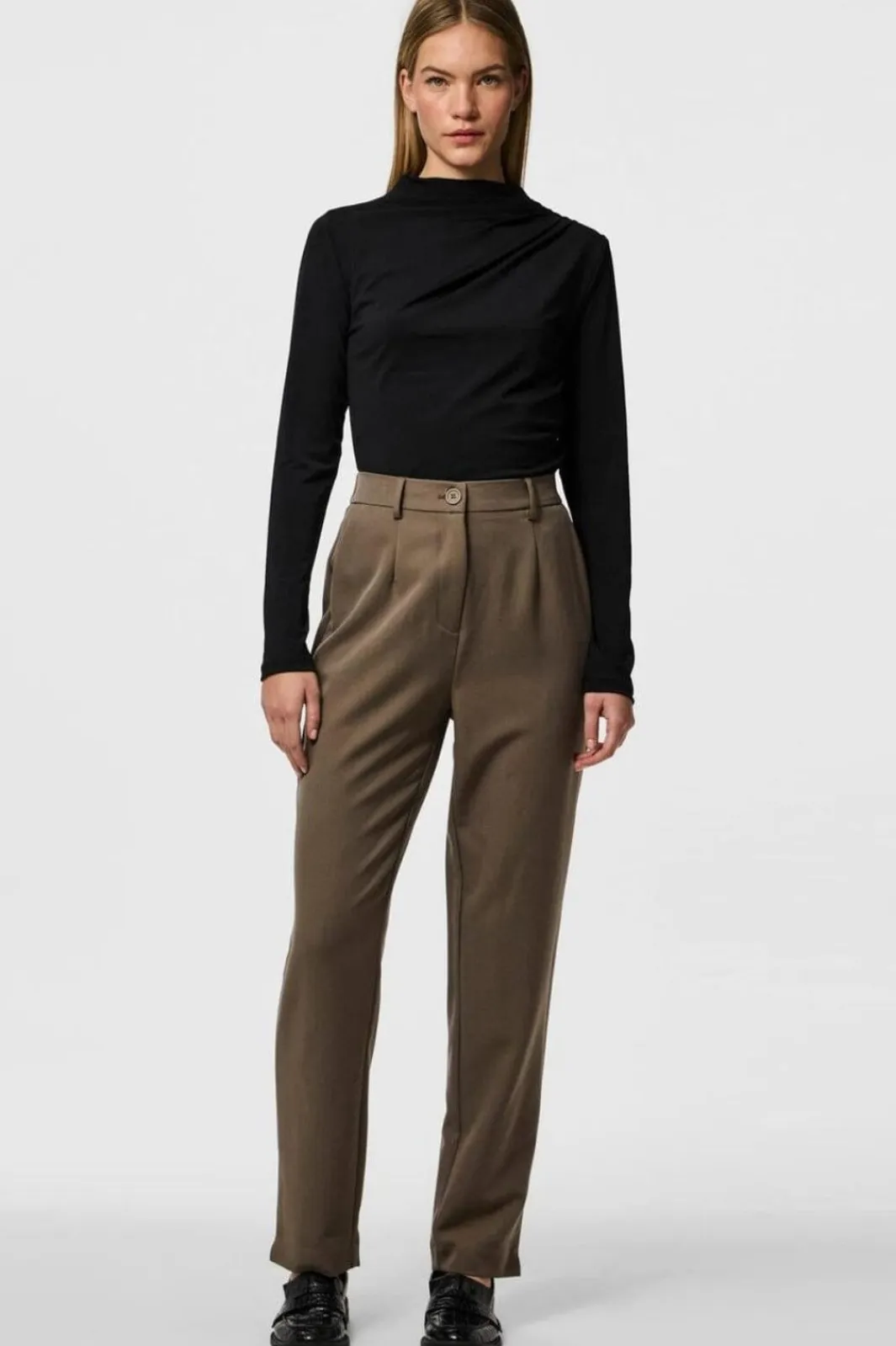 Online Pieces Pckamil Ankle Pant 4673921 Morel
