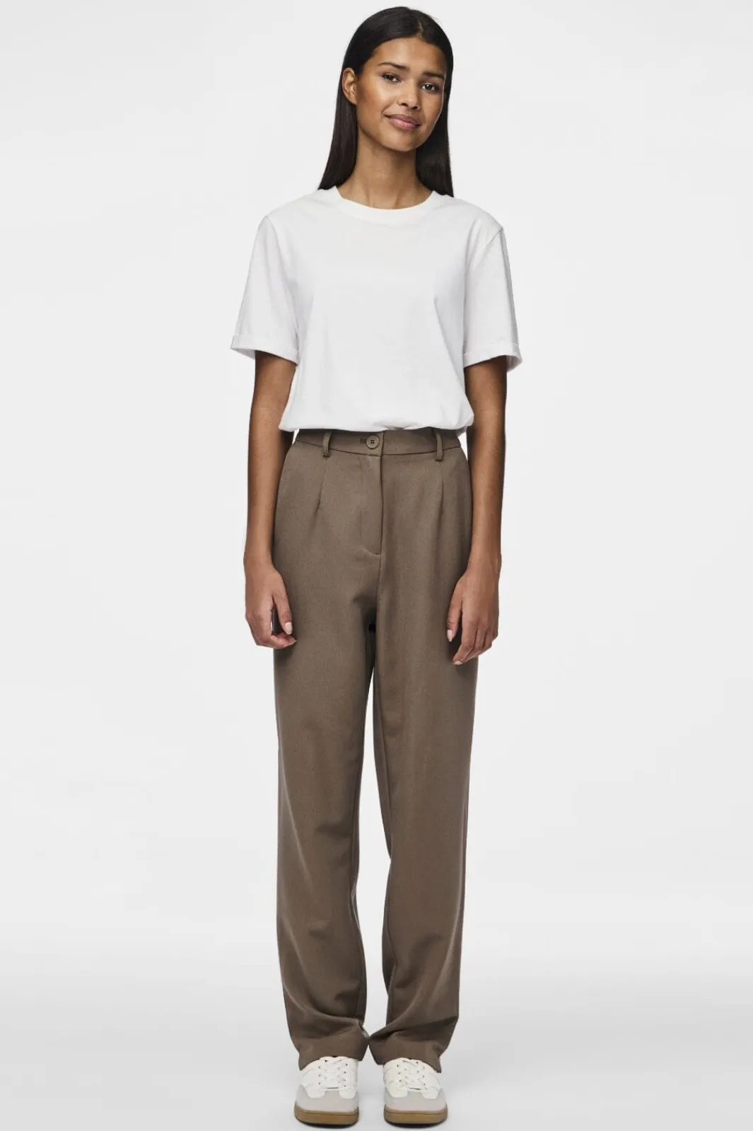 Online Pieces Pckamil Ankle Pant 4673921 Morel