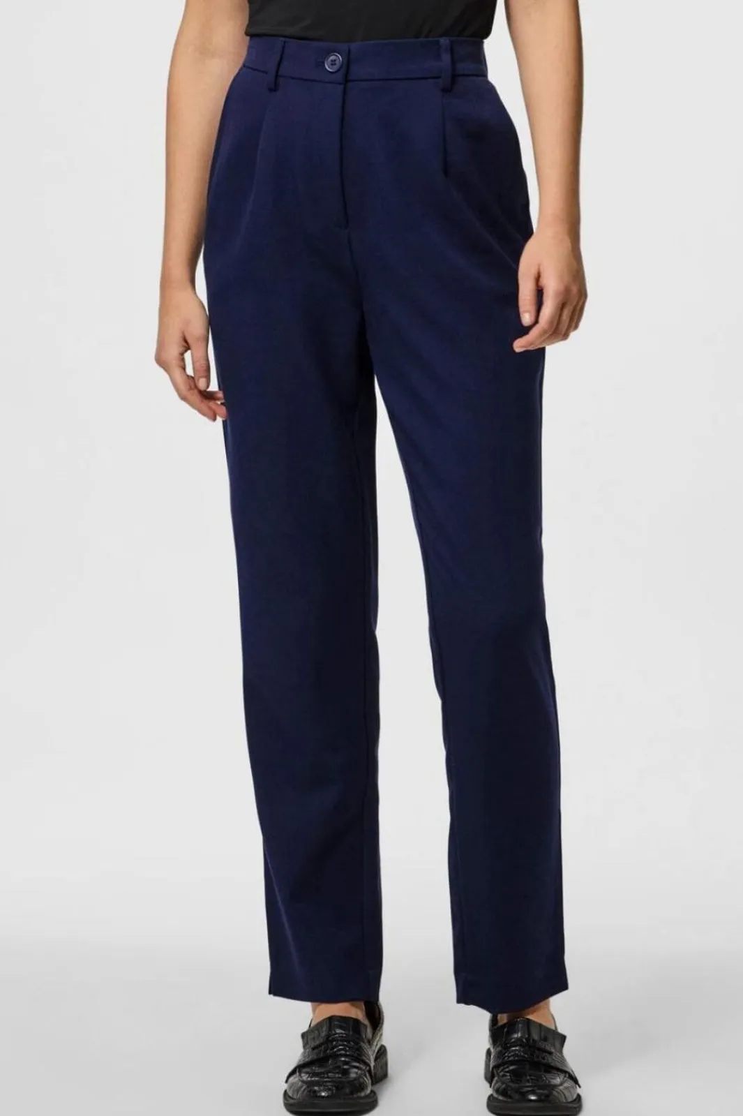 Sale Pieces Pckamil Ankle Pant 4673922 Maritime Blue
