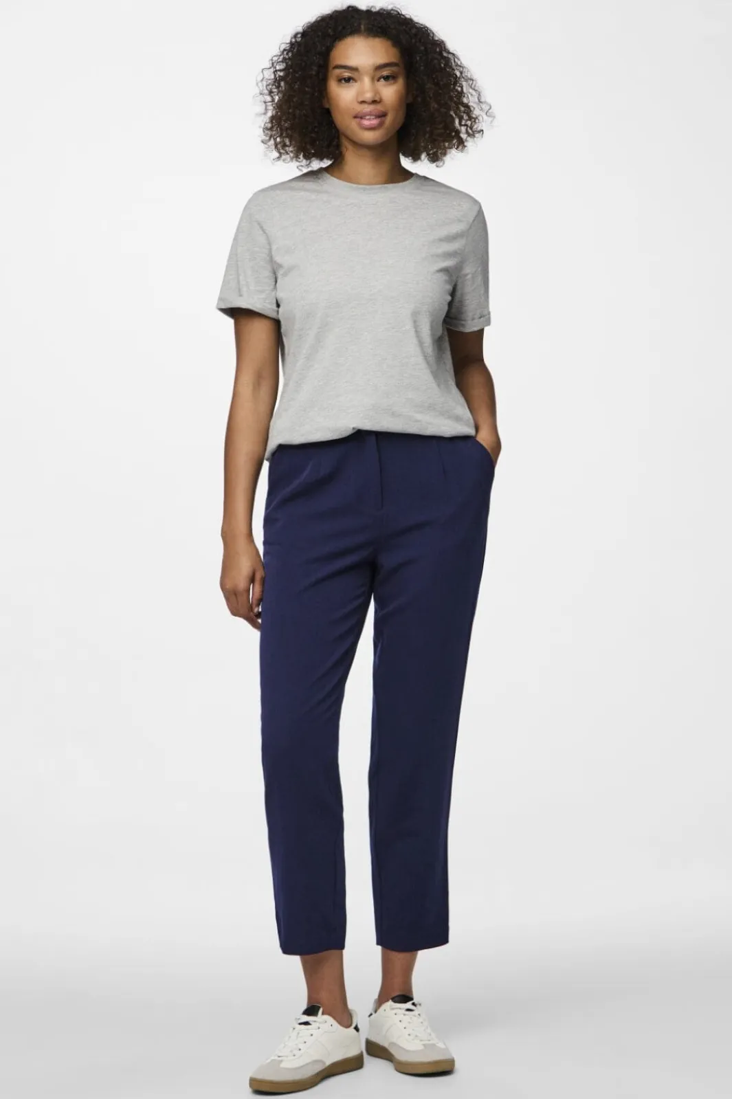 Sale Pieces Pckamil Ankle Pant 4673922 Maritime Blue
