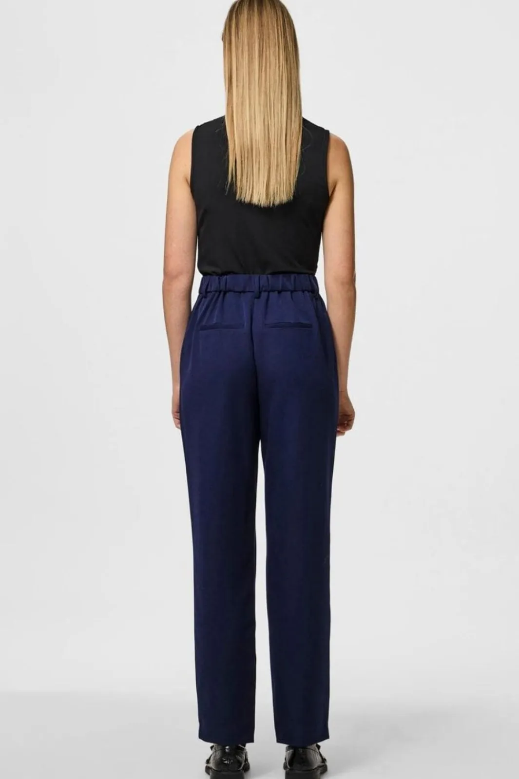 Sale Pieces Pckamil Ankle Pant 4673922 Maritime Blue