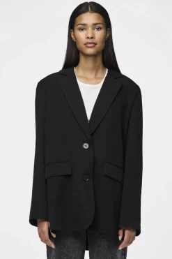 Online Pieces Pckamil Ls Loose Blazer 4738019 Black