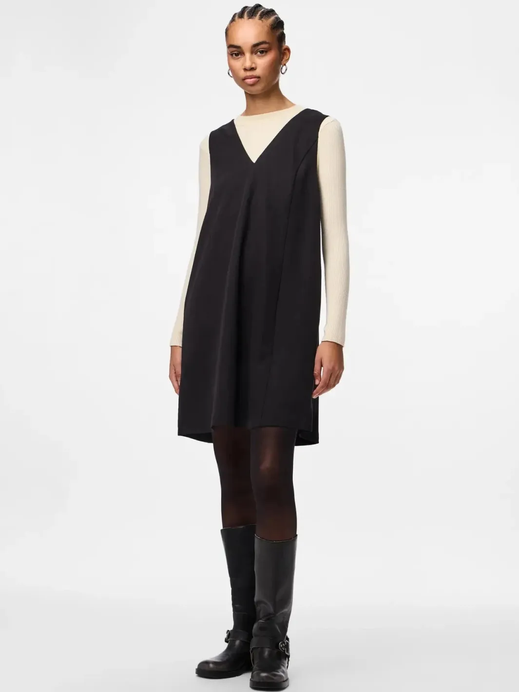 New Pieces Pckamil Sl Spencer Dress 4899735 Black