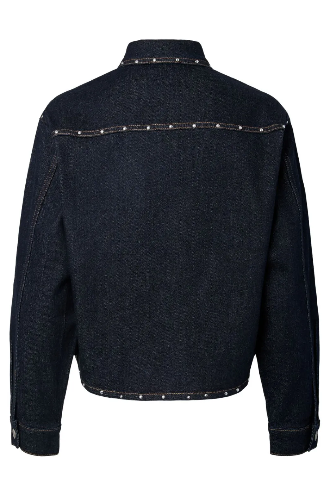 Clearance Pieces Pckarla Ls Denim Shirt Fsy Pp 5036289 Dark Blue Denim Rinse