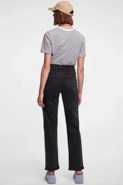 New Pieces Pckelly Straight Jeans Bl102 4421715 Black