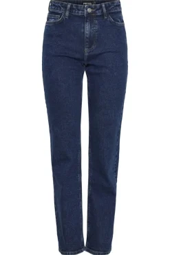 Discount Pieces Pckelly Straight Jeans Db502 4544383 Dark Blue Denim