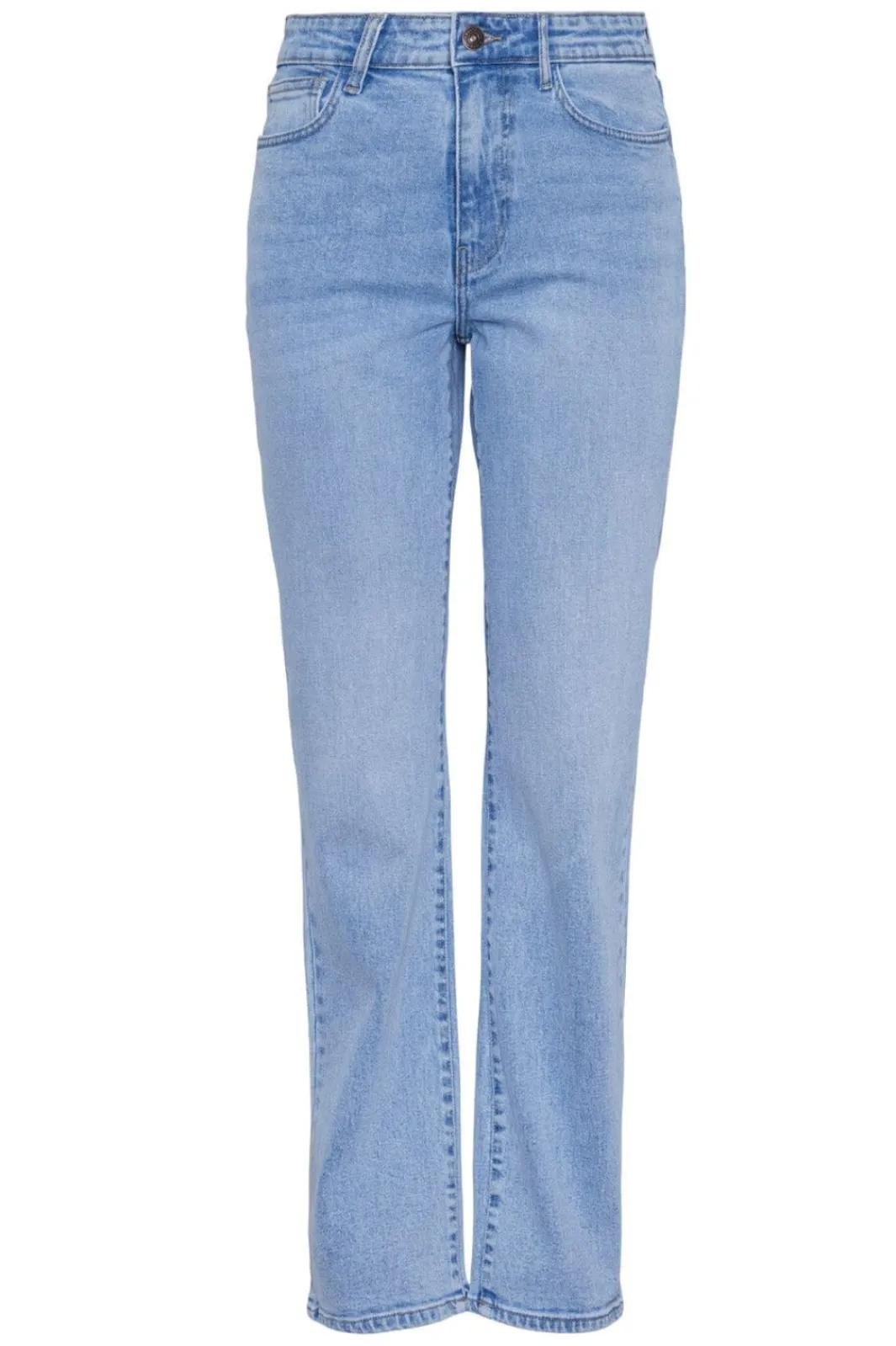 Sale Pieces Pckelly Straight Jeans Lb302 4438668 Light Blue Denim
