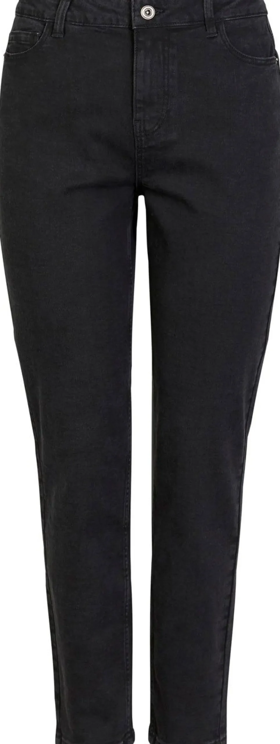 Online Pieces PcKesia Mom HW Ank. Jeans NOOS Black Denim