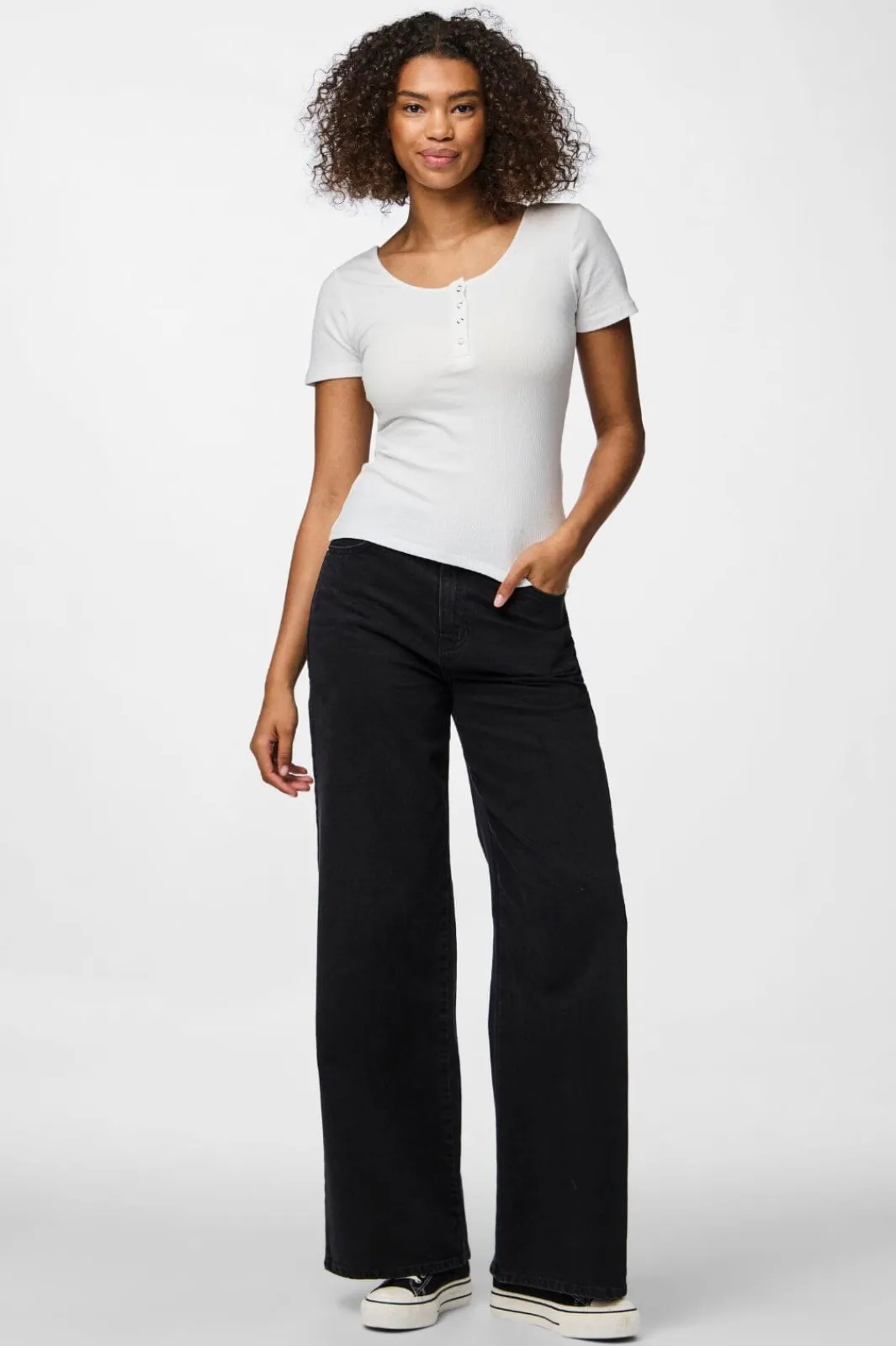 Clearance Pieces Pckitte Ss Top 3254877 Bright White