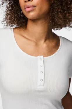 Clearance Pieces Pckitte Ss Top 3254877 Bright White