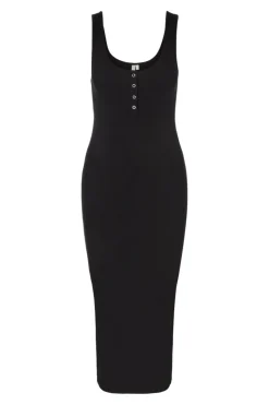 Sale Pieces Pckitte Tank Midi Dress Black