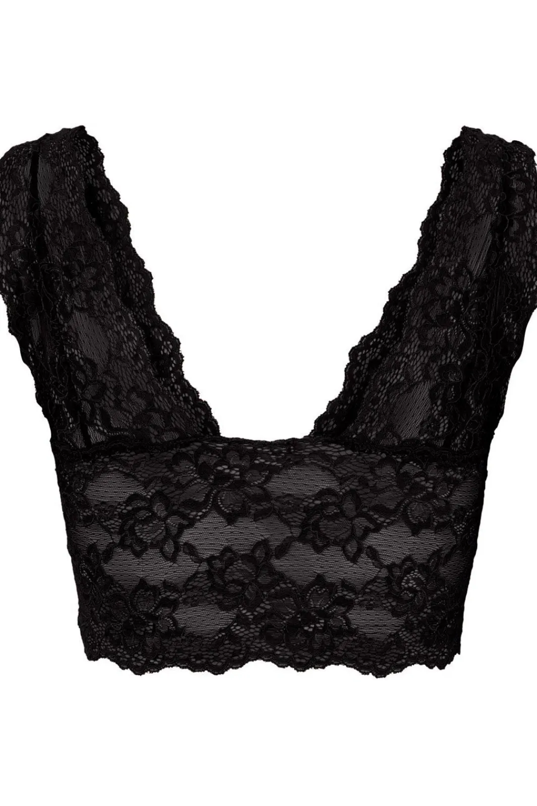 Clearance Pieces PcLina Lace Bra Black