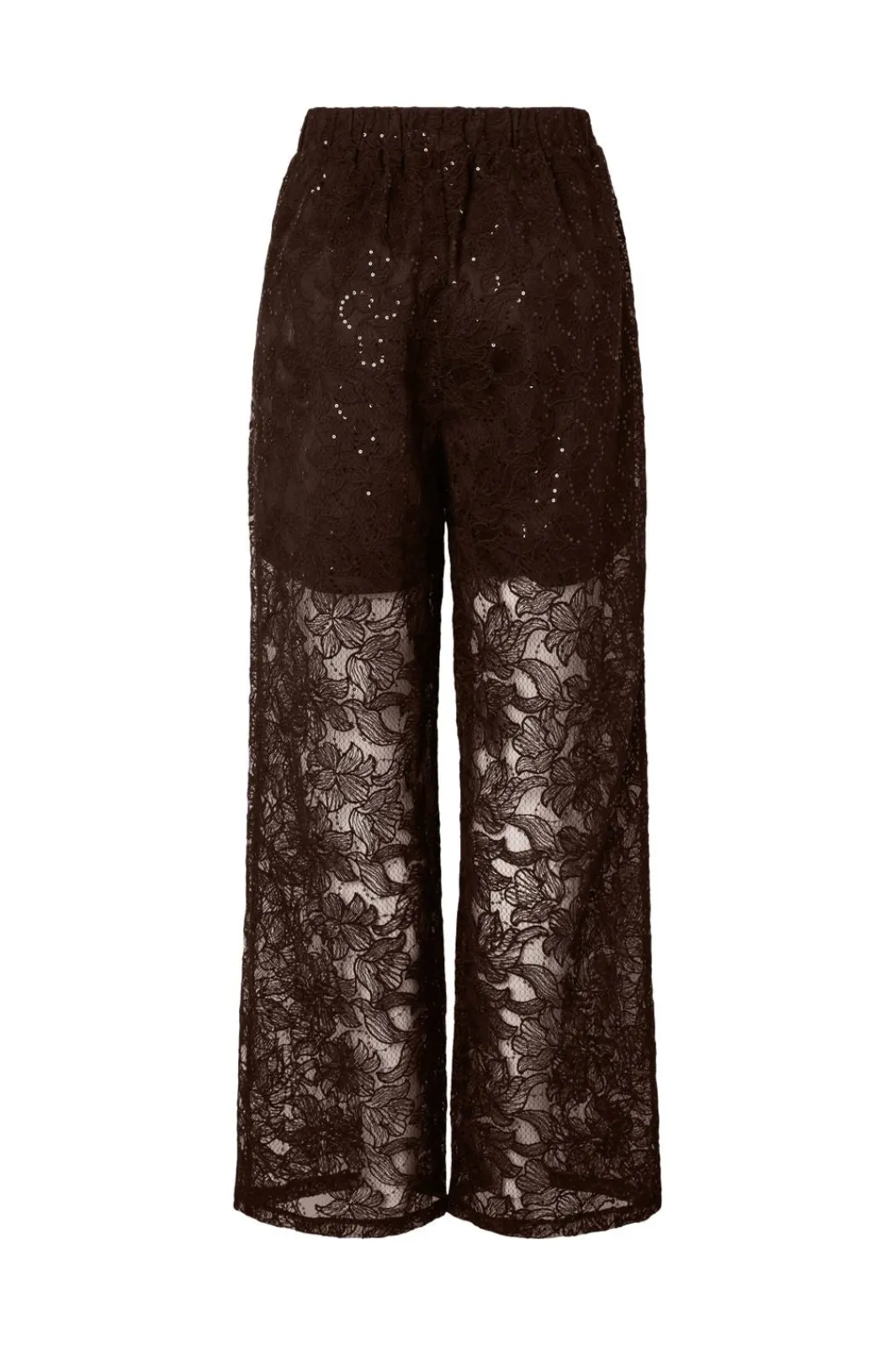 Sale Pieces Pclouise Straight Pants 5050000 Delicioso Tone In Tone Sequence