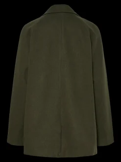 Best Pieces Pcmarbel Coat 4804036 Forest Night