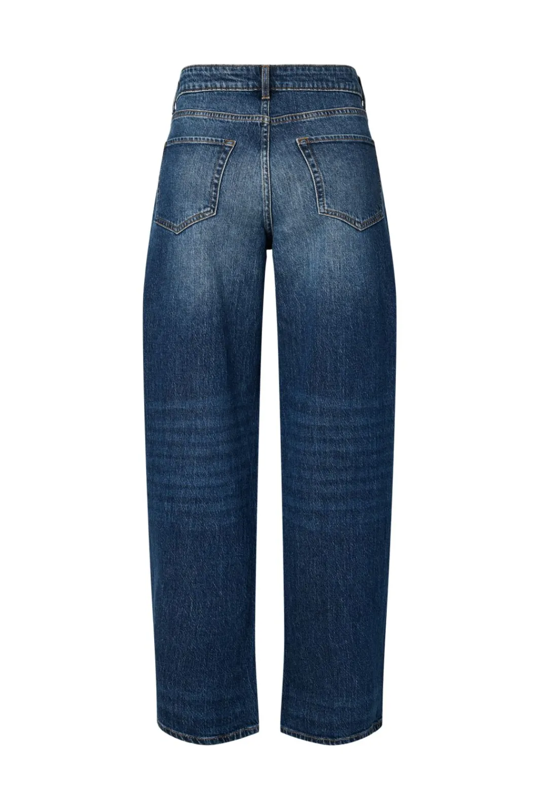 Discount Pieces Pcmerle Barrel Jeans Fsy Pp 5036145 Dark Blue Denim