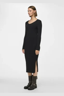 Online Pieces Pcmira Ls Knit Dress 4542913 Black