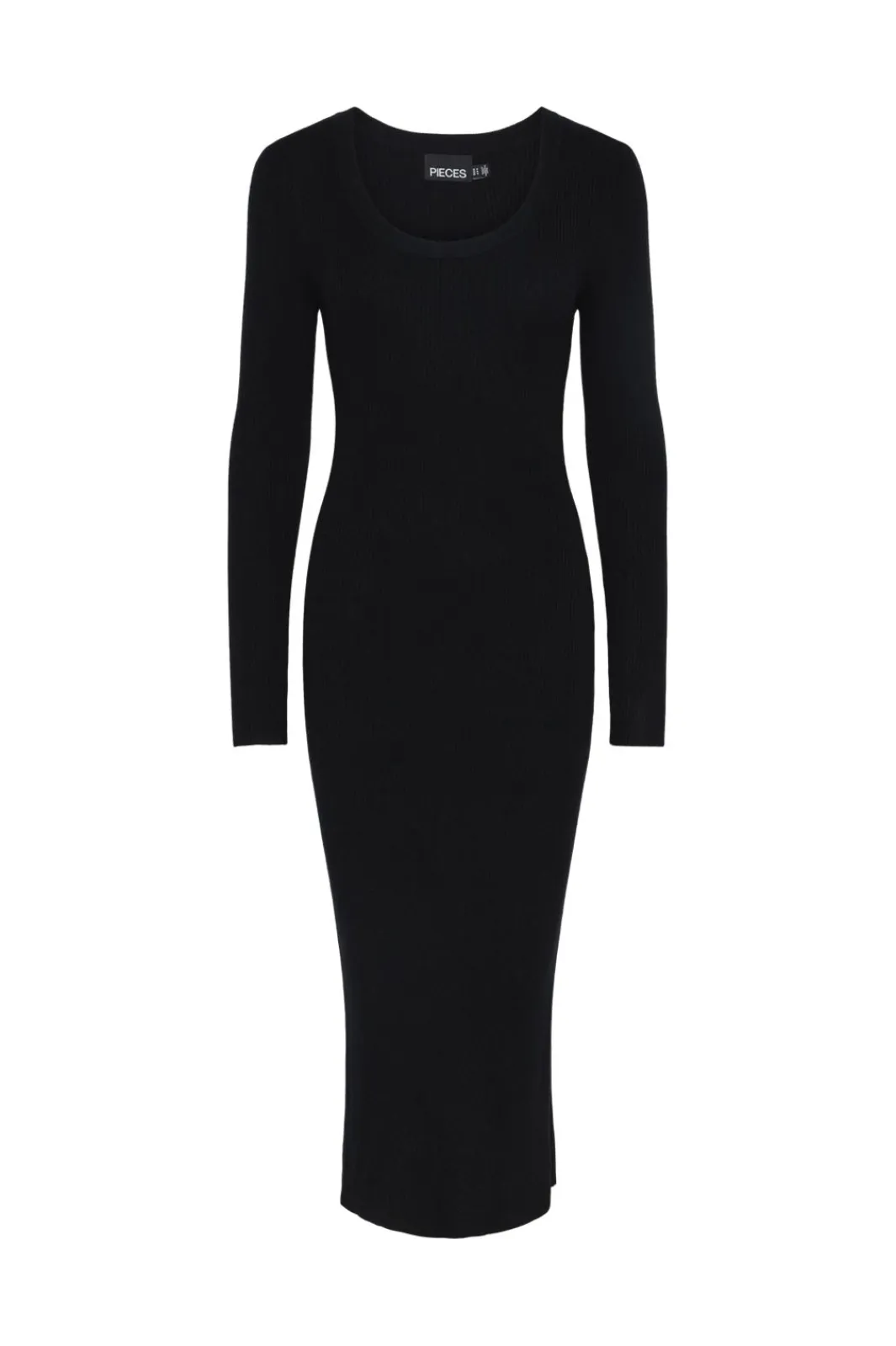 Online Pieces Pcmira Ls Knit Dress 4542913 Black