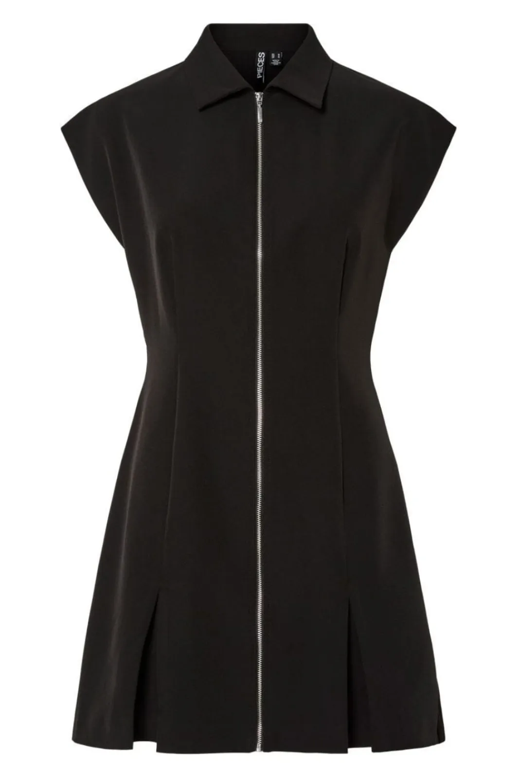 Clearance Pieces Pcmorgan Sl Short Zip Dress 4864747 Black