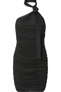 Discount Pieces Pcnalle Sl Halterneck Mesh Dress 4821347 Black