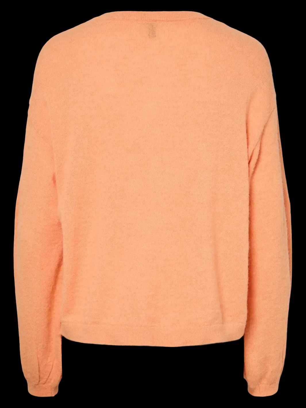 Best Pieces Pcnaomi Ls O-Neck Knit Cardigan 4904608 Russet Orange Melange