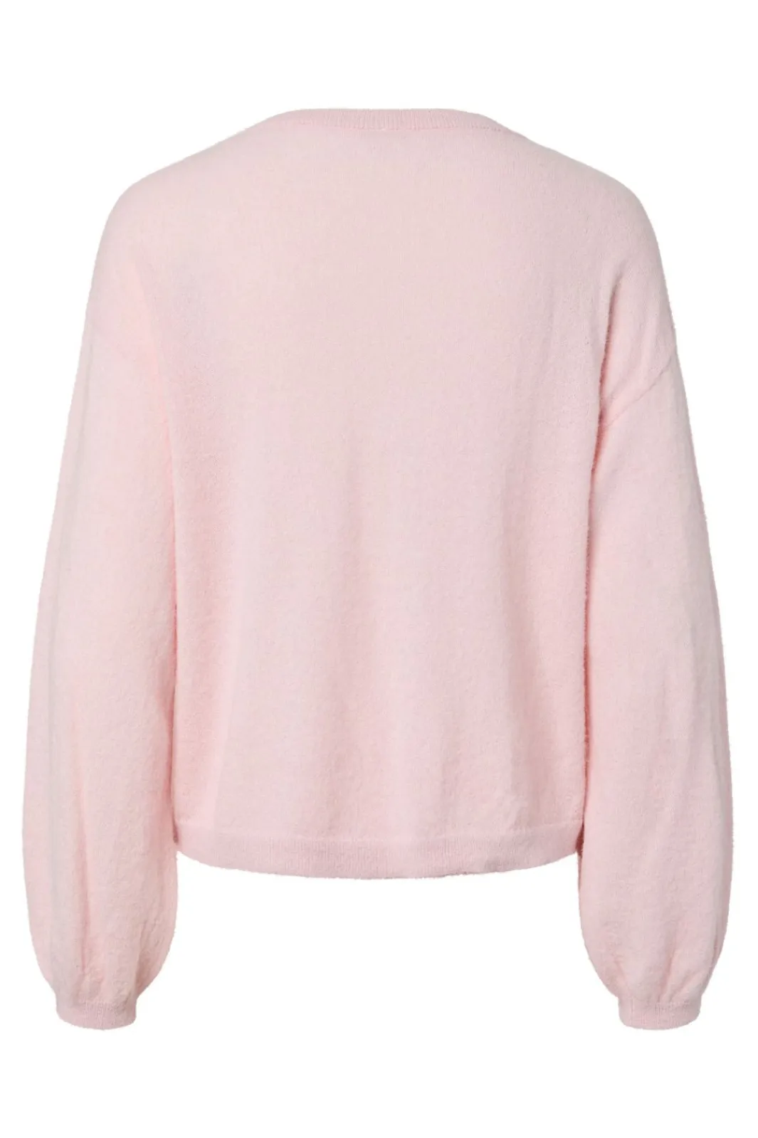 Outlet Pieces Pcnaomi Ls O-Neck Knit Cardigan 4897827 Roseate Spoonbill Melange