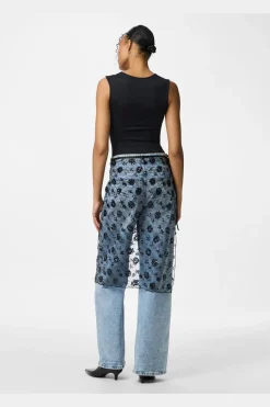 Clearance Pieces Pcnatasja Lace Sarong 4997996 Black