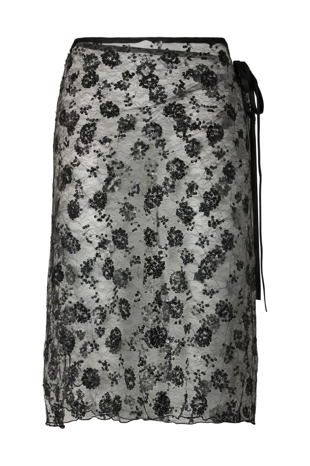 Clearance Pieces Pcnatasja Lace Sarong 4997996 Black
