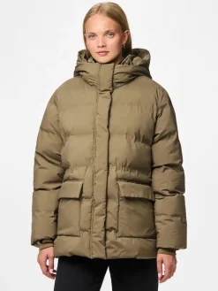 Clearance Pieces Pcnorma Puffer Jacket 4788011 Morel
